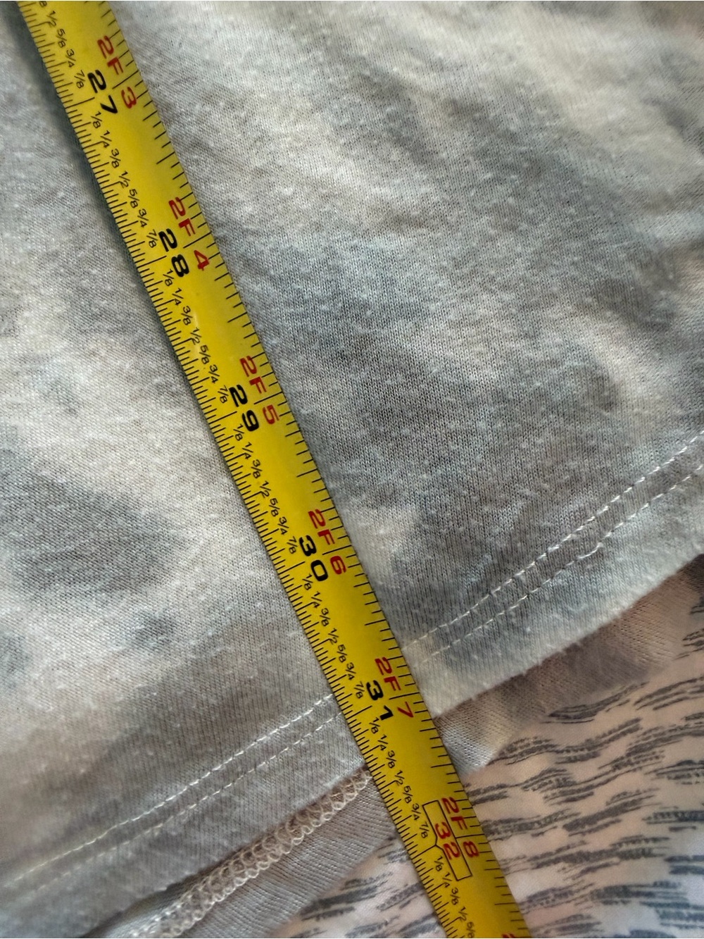 Lane Bryant Livi Light Gray Tie-Dye Tee - Picture 9 of 9